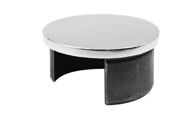 Заглушка с пазом на трубу Ø48.3 мм полированная (AISI 304) k235