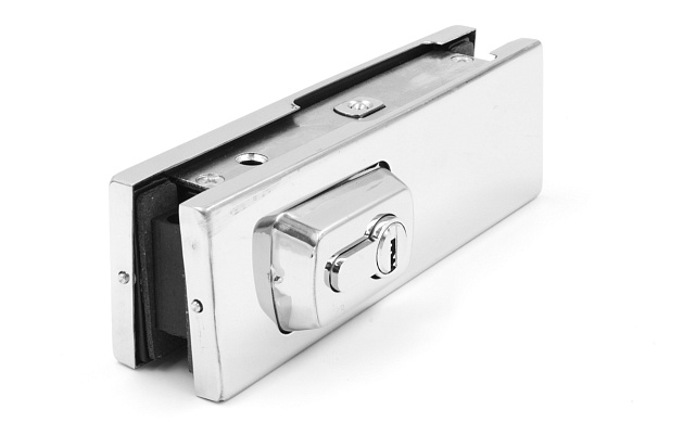 Замок угловой с круглым ригелем, вырез 14, нержавеющая сталь AISI 304, полированная t150-2 PSS 2 Замок угловой с круглым ригелем, вырез 14, нержавеющая сталь AISI 304, полированная t150-2 PSS 2