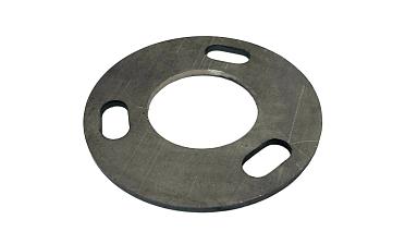 Фланец стойки 42/90 х 3 мм #200 3 отв х М10 х 20 черный металл k116-42-9 купить в Воронеже