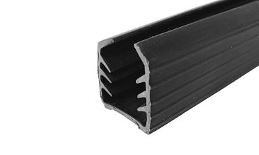 Уплотнитель в поручень с пазом 24х24 для стекла 12 мм, EPDM Фk301 купить в Воронеже