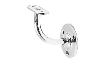 Пристенок с ложементом на плоскость, вынос 65х65, Ø60х3 мм, сварной, нержавеющая сталь AISI 304 полированная k234-5 купить в Воронеже