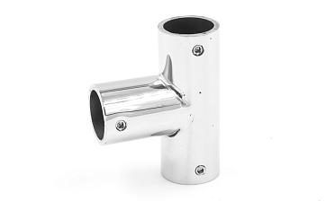 Соединитель-тройник для трубы 19 мм, нержавеющая сталь AISI 304, полированная t902 PSS купить в Воронеже