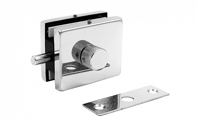 Защелка с ответной частью на стену и пол, полированная, вырез 17 t138 PSS