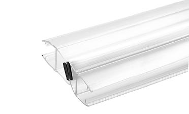 Комплект уплотнителей для стекла в душевую кабину (2 шт.), стекло-стекло 10 мм, с магнитом 135°, 2200 мм t228 купить в Воронеже