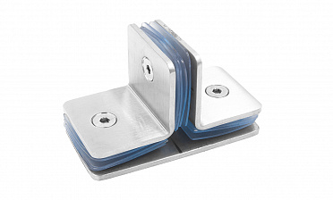 Коннектор для душевой кабины на 3 стекла шлифованный t727-2 SSS  купить в Воронеже