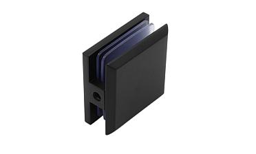  Коннектор для душевой кабины стена-стекло 45х45, вырез 67, цинк, черный t730 BZn купить в Воронеже