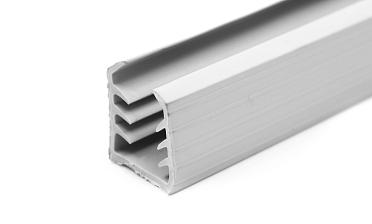 Уплотнитель в поручень с пазом 27х30 для стекла 8+8мм, EPDM (палки по 3м) СЕРЫЙ Фk307-G купить в Воронеже