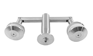 Крепление двойное с рутелями к тяге, AISI 304 k628 купить в Воронеже