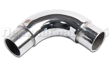 Отвод трубы Ø25.4 мм со вставками, удлиненный, полированный (AISI 304) k325-3 купить в Воронеже