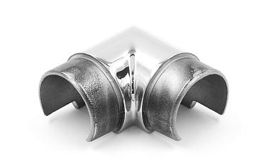 Отвод с пазом на трубу Ø48.3 мм, полированный (AISI 304) k237 купить в Воронеже