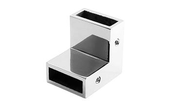 Соединитель труба-труба 90°, для трека 30х10 мм, AISI 304, полированный t460 PSS купить в Воронеже