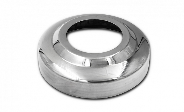 Низ стойки фигурный Ø38.1, Ø78х0.5 мм, полированный (AISI 304) #400 k007-7 Низ стойки фигурный Ø38.1, Ø78х0.5 мм, полированный (AISI 304) #400 k007-7