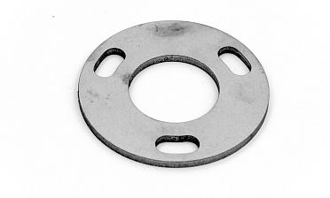 Фланец стойки 50/90х3 мм, 3 отв. М10х20, черный металл k116-50-9 купить в Воронеже