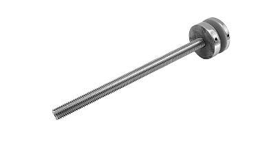 Точечный держатель для стекла, полированный, точеный, d=44 мм, шпилька M12 (AISI 304) k177 купить в Воронеже