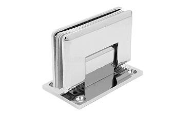 Петля для душевой кабины стена-стекло 90° 90х55 мм латунь-хром, полированная t301 PC купить в Воронеже