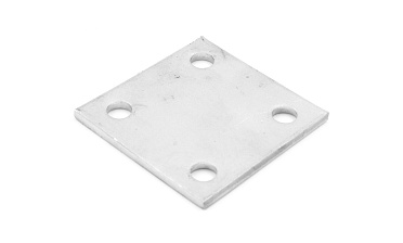 Фланец стойки 71х71х5 (4.3), AISI 304, 4 отв. М10 k115-4  купить в Воронеже Фланец стойки 71х71х5 (4.3), AISI 304, 4 отв. М10 k115-4  купить в Воронеже