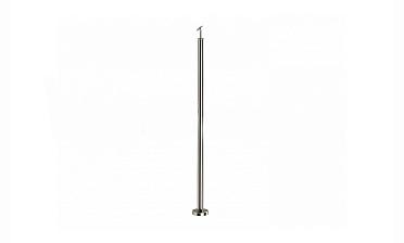 Готовая стойка Ø38,1 мм, с фланцем и наконечником, высота 950 мм, полированная (AISI 304) k702 купить в Воронеже