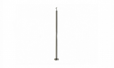 Готовая стойка Ø38,1 мм, с фланцем и наконечником, высота 950 мм, полированная (AISI 304) k702 купить в Воронеже Готовая стойка Ø38,1 мм, с фланцем и наконечником, высота 950 мм, полированная (AISI 304) k702 купить в Воронеже