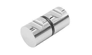 Ручка-кноб для двери 32х38 мм латунь-хром, полированная t696 PC купить в Воронеже