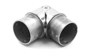 Поворот литой, шарнирный под Ø42.4 мм, полированный, AISI 304 k273 купить в Воронеже