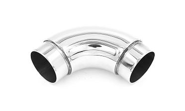 Отвод поручня под Ø38.1х110х1.5 мм, 90°, литой, полированный 600 Grit, с двумя установочными кольцами, (AISI 316) k059-4 купить в Воронеже