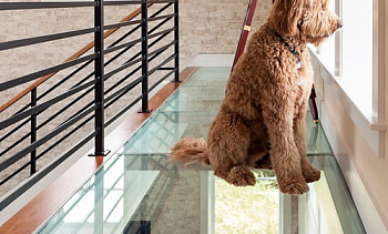 Стеклянный пол на площадке в частном доме в Воронеже. Готовые проекты ПерилаГлавСнаб Стеклянный пол на площадке в частном доме в Воронеже. Готовые проекты ПерилаГлавСнаб