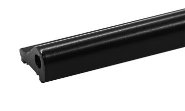 Порог для душевых перегородок 1000 мм, черный матовый Фt118 ALBL купить в Воронеже