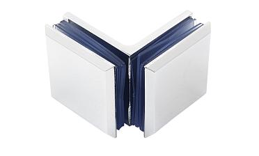 Коннектор для душевой кабины стекло-стекло 90°, 45х45, полированный, t735 PSS купить в Воронеже