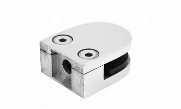 Стеклодержатель литой, под стекло 8-10 мм (4+4 мм), на плоскость 40х23х48 полированный (AISI 316) k002-4 купить в Воронеже Стеклодержатель литой, под стекло 8-10 мм (4+4 мм), на плоскость 40х23х48 полированный (AISI 316) k002-4 купить в Воронеже