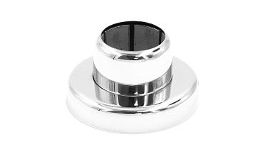 Цанга под трубу Ø38.1 мм, полированная #600, AISI 304, 3 отв.Ø7 мм, 3 отв. Ø9 мм, k026  купить в Воронеже