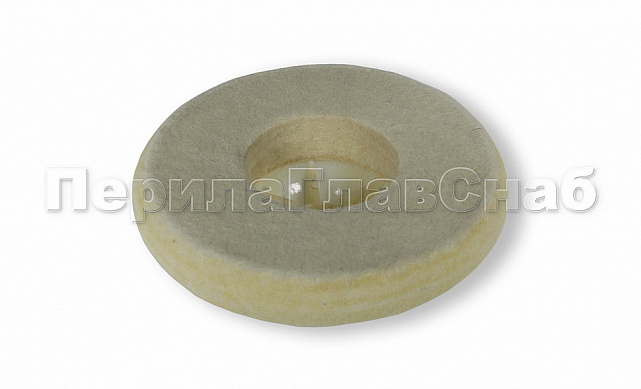 (Расходн.) войлок белый Ø125х20 мм, очищенный, на тарелке k426 2 (Расходн.) войлок белый Ø125х20 мм, очищенный, на тарелке k426 2