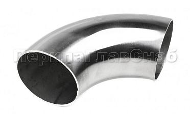 Отвод поручня под сварку для Ø50.8х1.5х145 AISI 201 #400 в упаковке по 100 шт. k021-15-100 купить в Воронеже