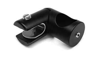 Держатель стекла сквозной боковой, для трубы 19 мм, черный, t912 Bl купить в Воронеже