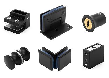 Черная фурнитура для душевых кабин купить в Воронеже