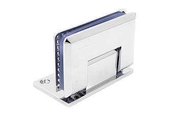 Петля для душевой кабины стена-стекло 90° 90х55 мм латунь-хром, полированная t305 PC купить в Воронеже