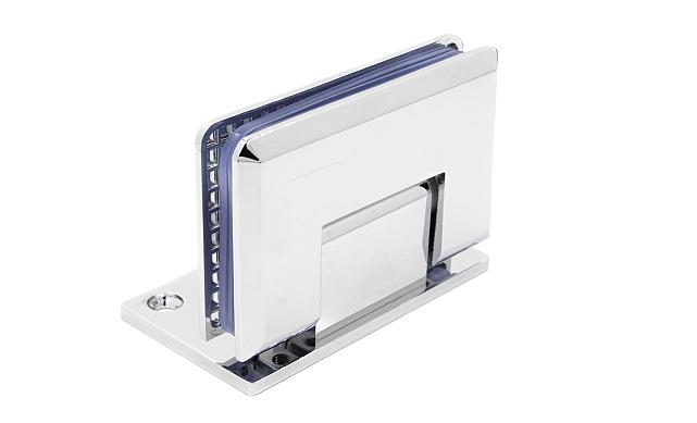 Петля для душевой кабины стена-стекло 90° 90х55 мм латунь-хром, полированная t305 PC