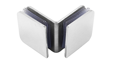 Коннектор для душевой кабины стекло-стекло 90° 45х45 мм латунь-хром, полированный t725 PC купить в Воронеже Коннектор для душевой кабины стекло-стекло 90° 45х45 мм латунь-хром, полированный t725 PC купить в Воронеже