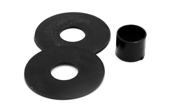 Комплект торцевого крепления несущего стекла, гайка-шайба Ø50х10х18 мм с внутренней резьбой М16, шлифованный AISI 304 k277-8 2