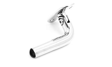 Держатель поручня выносной на стойку, с регулируемым ложементом под трубу Ø50.8 мм, полированный, (AISI 304) k261-4 купить в Воронеже