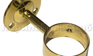 Держатель поручня Ø50.8 мм, выносной, с обхватом, золото k066-88 купить в Воронеже