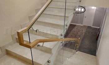 Цельностеклянные ограждения на несущем стекле в Воронеже. Готовые проекты ПерилаГлавСнаб