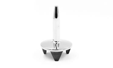 Наконечник палец (солдатик) на стойку Ø50.8х1.5 мм, без ложемента, удлиненный 70 мм, облегченный, литой, полированный, нержавеющий AISI 304 k557 купить в Воронеже