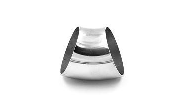 Половинка отвода поручня под сварку для Ø50.8х125/2х1.5, 45°, полированный 400 Grit (AISI 304) k021-45 купить в Воронеже