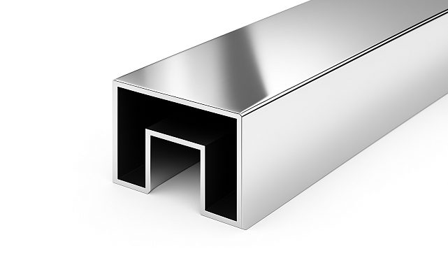 Труба Prima3+, 40х60х1.5 мм, с пазом 24х24мм под стекло, полировка 600GRIT, AISI 201 k824-5 Труба Prima3+, 40х60х1.5 мм, с пазом 24х24мм под стекло, полировка 600GRIT, AISI 201 k824-5