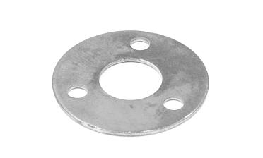 Фланец стойки большой 32/81 х 3 мм, 3 отв х М10 х 20, черный металл k116-32-9 купить в Воронеже