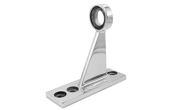 Крепление козырька к стойке алюминиевого фасада, AISI 304, литое , полированное, k611 купить в Воронеже