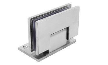 Петля для душевой кабины стена-стекло 90° 90х55 мм шлифованная t305-2 SSS купить в Воронеже