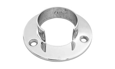 Фланец для трубы Ø48.3 мм, под 3 самореза 6.8 мм, литой, полированный, (AISI 304) k238-3 купить в Воронеже
