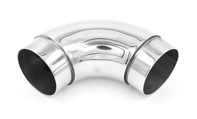 Отвод поручня с двумя установочными кольцами Ø50.8х125 AISI 201 k052-6