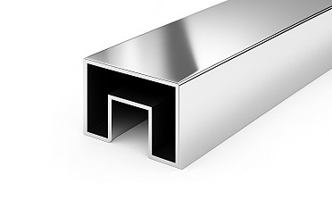 Труба 40х60, с пазом 24х24, полированная, AISI 304 k824-3 купить в Воронеже